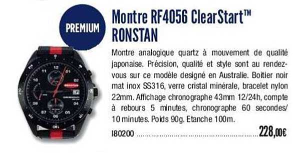 montre rf4056 clearstart ronstan