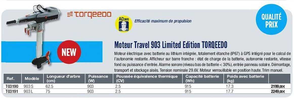moteur travel 903 limited edition torqeedo