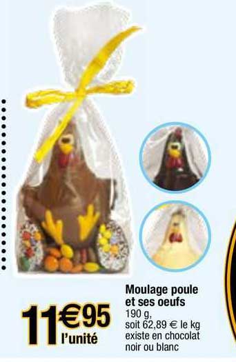 moulage poule et ses œufs
