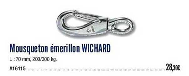 mousqueton émerillon wichard