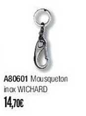mousqueton inox wichard