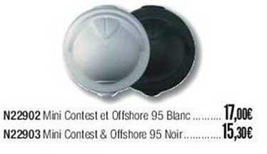 n22902 mini contest et offshore 95 blanc n22903 mini contest & offshore 95 noir