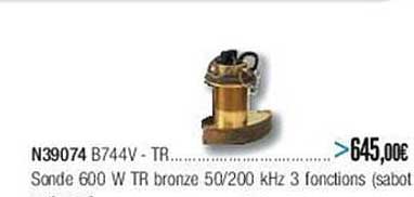 n39074 b744v - tr sonde 600 w tr bronze