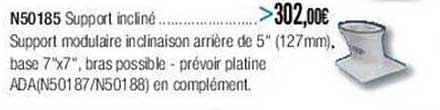 n50185 support incliné