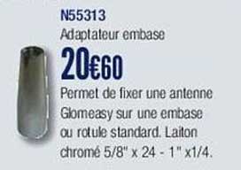 n55313 adaptateur embase