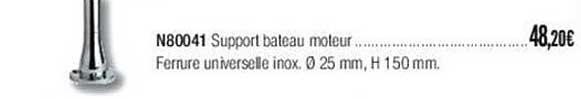 n80041 support bateau moteur