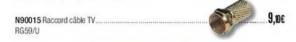 n90015 raccrod câble tv