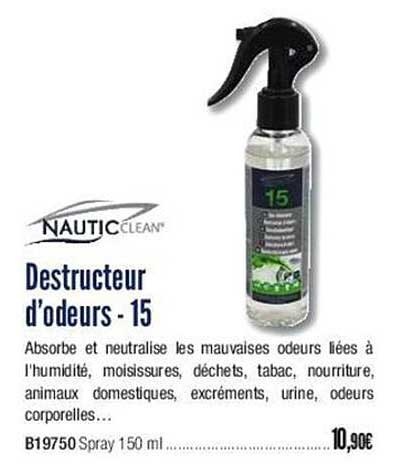 nautic clean destructeur d'odeurs - 15