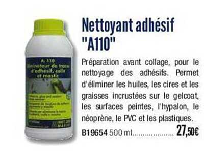 nettoyant adhésif "a110"