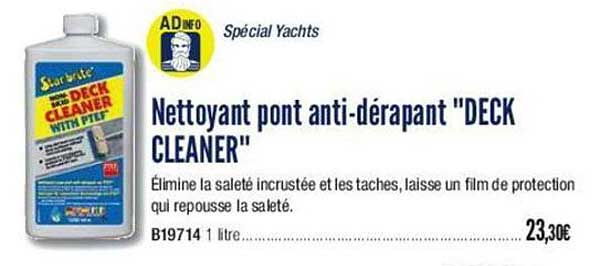 nettoyant pont anti-dérapant "deck cleaner"
