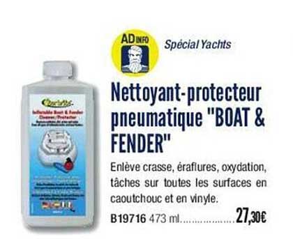 nettoyant-protecteur pneumatique "boat & fender"