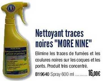 nettoyant traces noires "more nine"