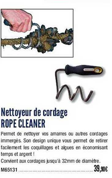 nettoyeur de cordage rope cleaner