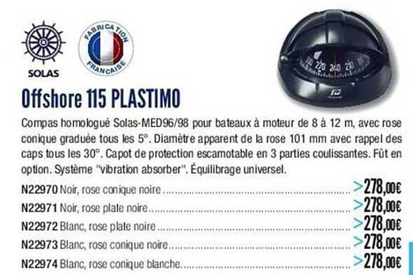 offshore 115 plastimo solas