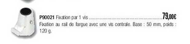 p90021 fixation par 1 vis
