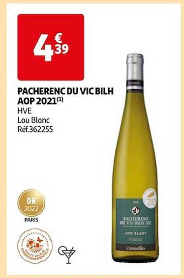 pacherenc du vic bilh aop 2021 hve lou blanc