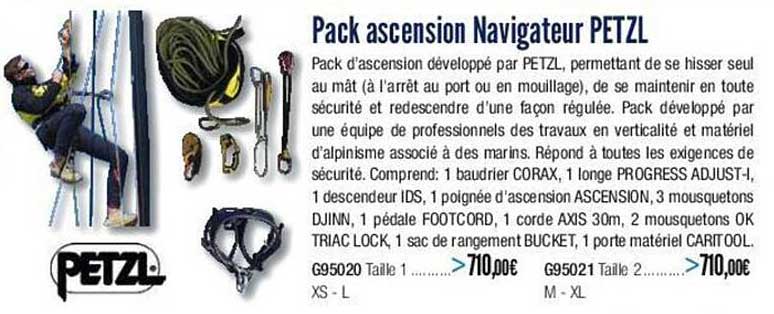 pack ascension navigateur petzl