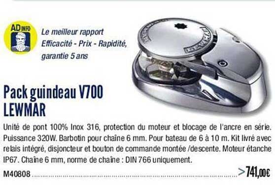 pack guindeau v700 lewmar