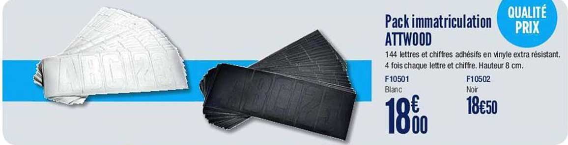 pack immatriculation attwood