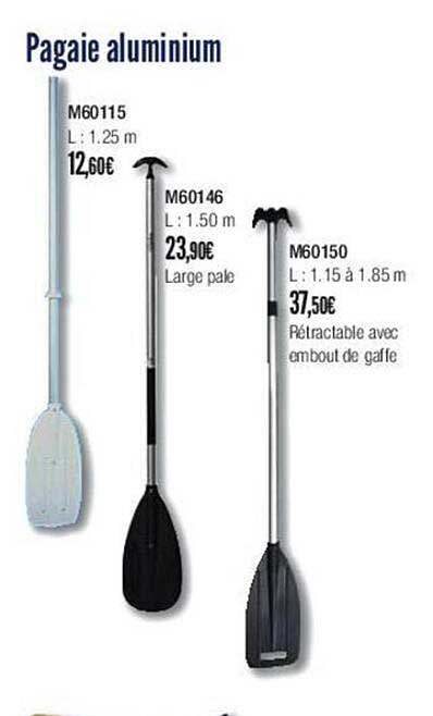 pagaie aluminium