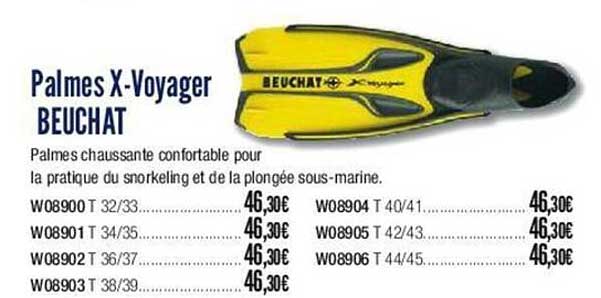 palmes x-voyager beuchat
