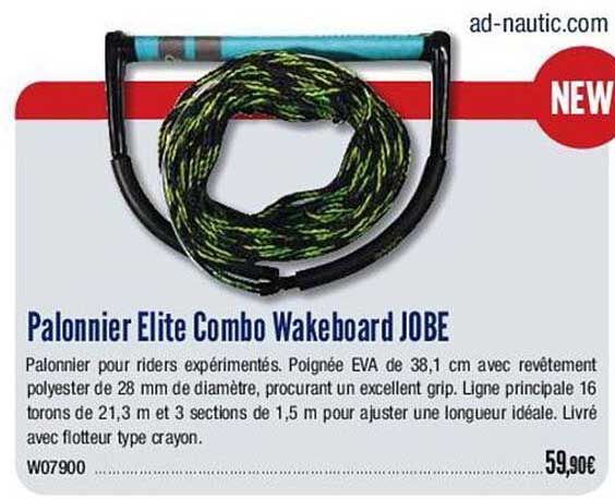 palonnier elite combo wakeboard jobe