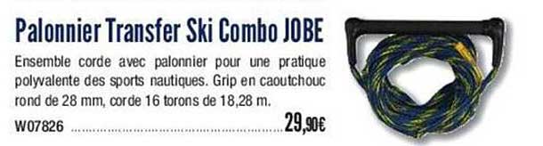 palonnier transfer ski combo jobe