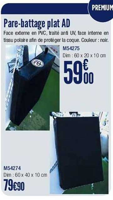 pare-battage plat ad