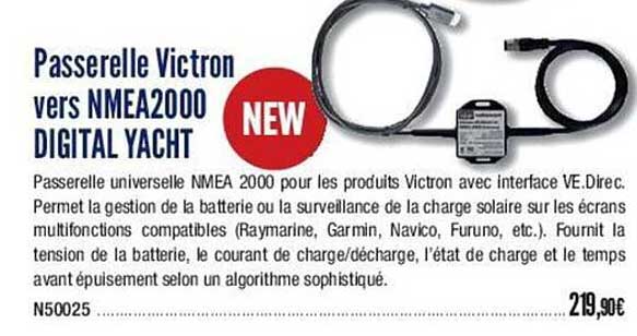passerelle victron vers nmea2000 digital yacht