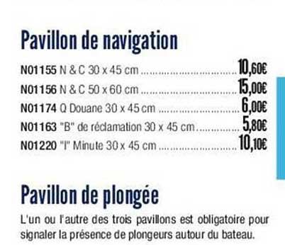 pavillon de navigation