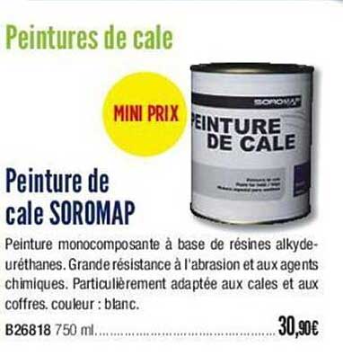 peinture de cale soromap