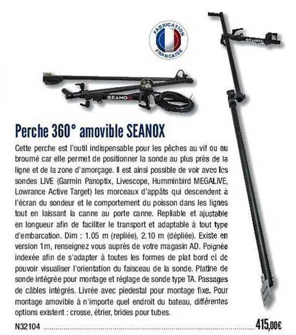 perche 360° amovible seanox