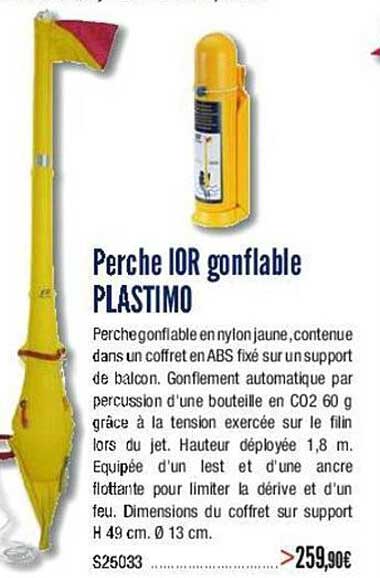 perche ior gonflable plastimo