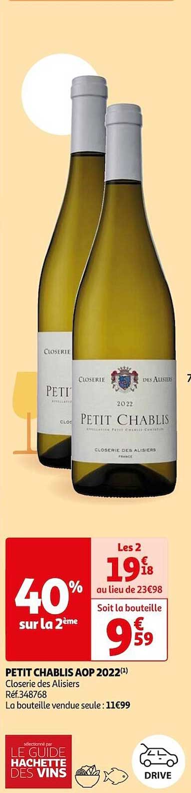 petit chablis aop 2022 closerie des alisiers