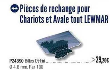 pièces de rechange pour chariots et avale tout lewmar