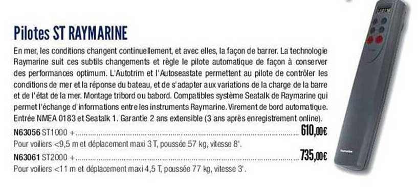 pilotes st raymarine