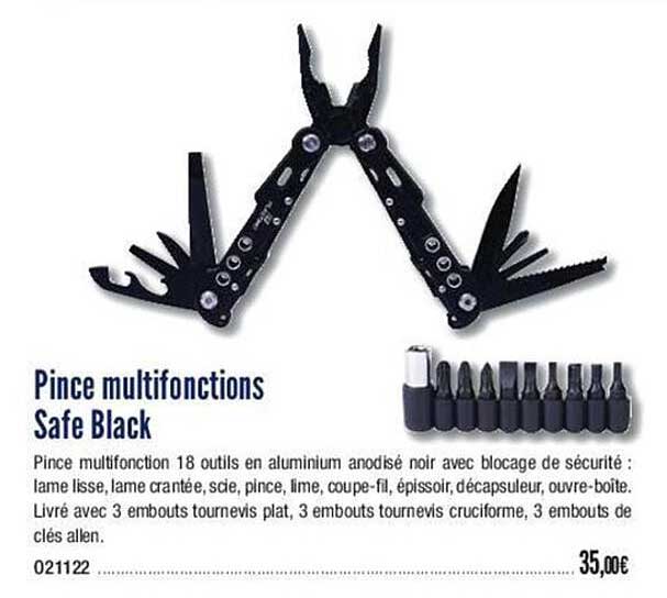 pince multifonctions safe black