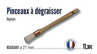 pinceaux à dégraisser