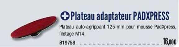 plateau adaptateur padxpress