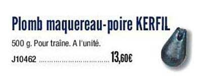 plomb maquereau-poire kerfil