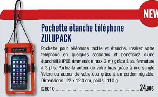 pochette étanche téléphone zulupack