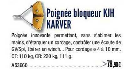 poignée bloqueur kjh karver