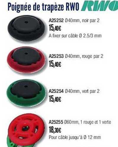 poignée de trapèze rwo