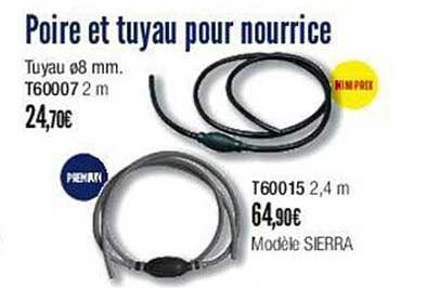 poire et tuyau pour nourrice