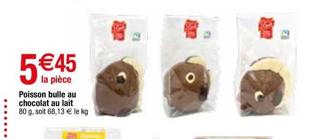 Poisson Bulle Au Chocolat Au Lait