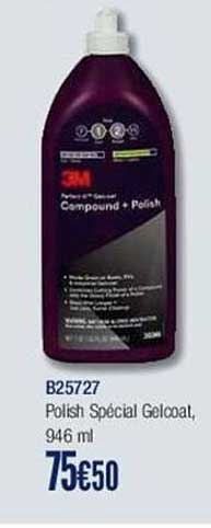 polish spécial gelcoat, 946 ml