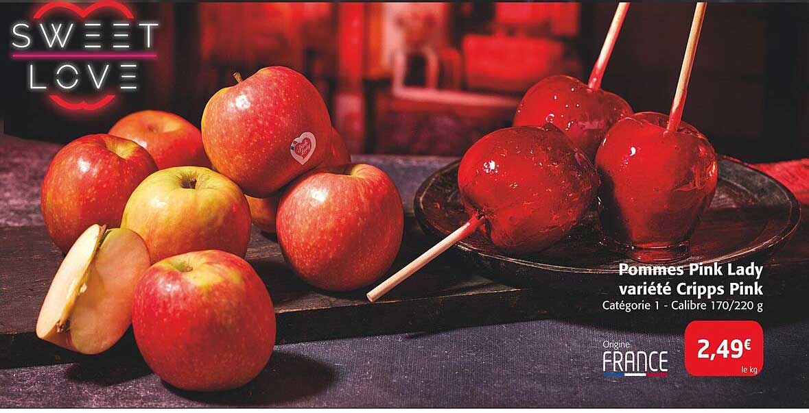 pommes pink lady variété cripps pink
