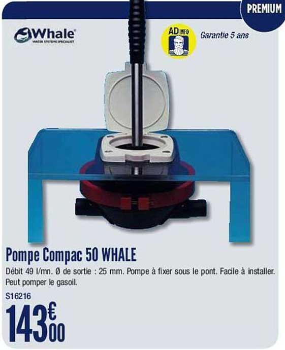 pompe compac 50 whale