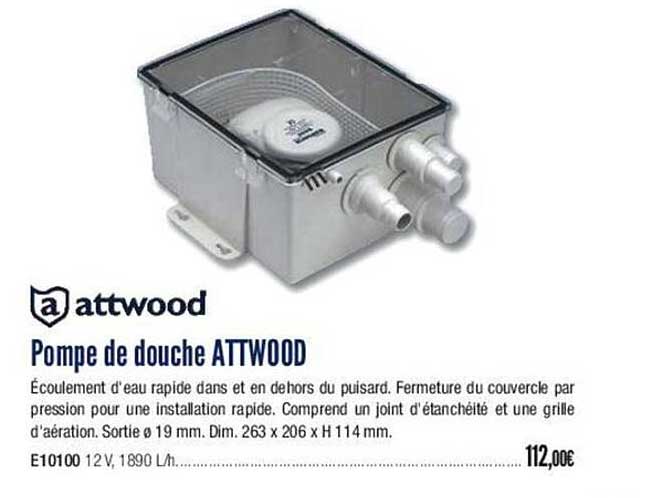 pompe de douche attwood