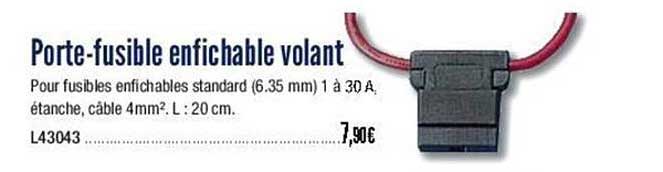 porte-fusible enfichable volat